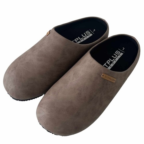 スリッパ KITPLUS 前閉じモカ L