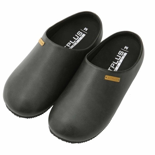 スリッパ KITPLUS 前閉じダークグリーン M