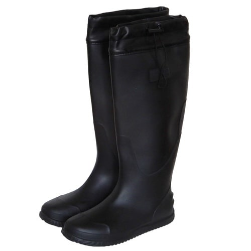 ポケッタブルレインブーツ Sサイズ ブラック