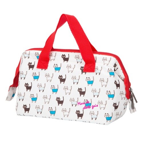 ワイヤー入り ランチバッグ ネコ