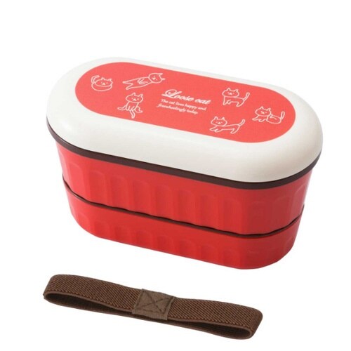 お弁当箱 2段 640ml Potter レッド