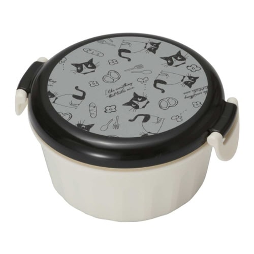 お弁当箱 デザートケース 1段 300ml 黒