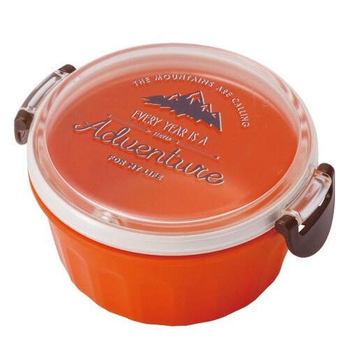 お弁当箱 デザートケース 1段 オレンジ