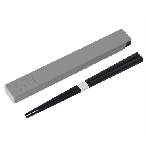 箸箱セット FIG 19.5cm グレー