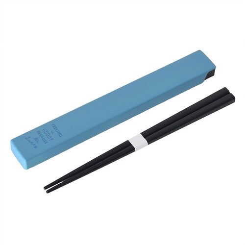 箸箱セット FIG 19.5cm ブルー