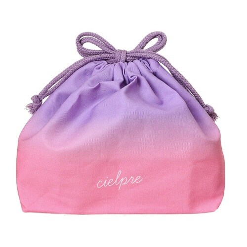 弁当袋 シエルプレ ランチ巾着 ピンクバイオレット