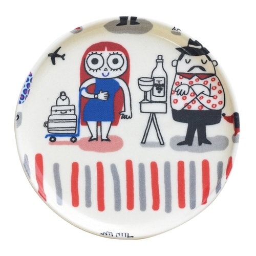 コースター RiCONIC 布張り ホワイト