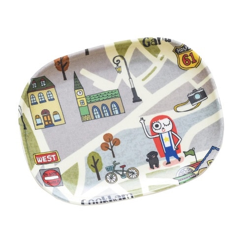 トレー RiCONIC 布張り グリーン