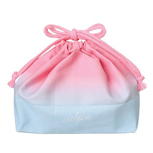 弁当袋 シエルプレ ランチ巾着 サックスピンク