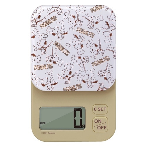 デジタルスケール 2kg PEANUT アイボリー