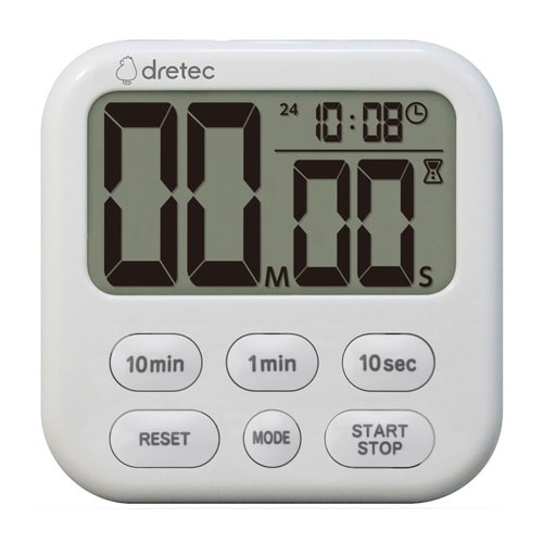 キッチンタイマー シャボン6 デュオ ホワイト