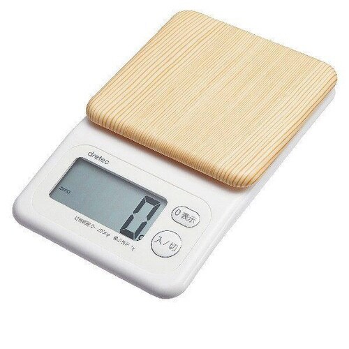 計量器 デジタル 2kg ナチュラルウッド