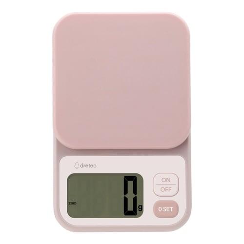 デジタルスケール 2kg エクレ 計量器 ピンク