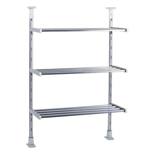 収納ラック つっぱり棚 3段 幅45cm