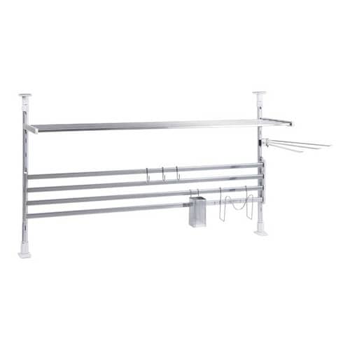 収納ラック つっぱり棚 2段 幅90cm