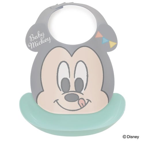 ビブ ベビーミッキーマウス はじめてのエプロン