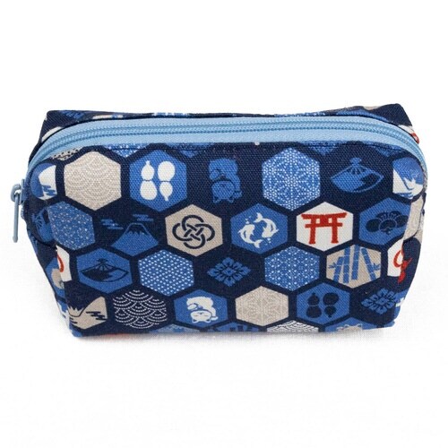 ポーチ オーガニックコットン 100% 六角