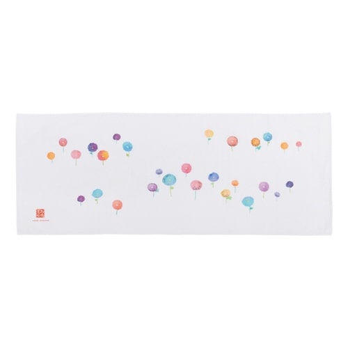 タオル ガーゼ 手ぬぐい 35×90cm 万寿菊