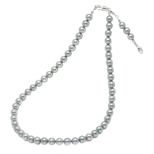 ネックレス スマートファスナーネックレス グレー