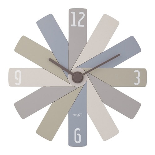 掛け時計 CLOCK IN THE BOX グレー