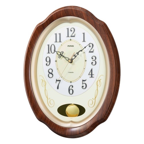 掛け時計 電波時計 振り子時計 計8曲