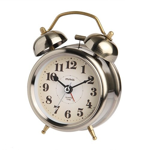 目覚まし時計 置き時計 ツインベルアラームクロック