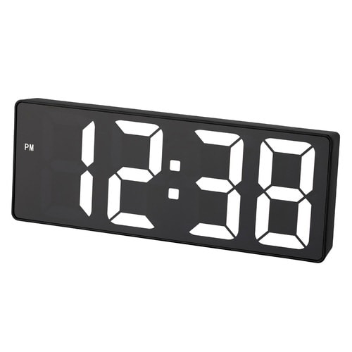 置き時計 フラットアワー デジタル時計 LED