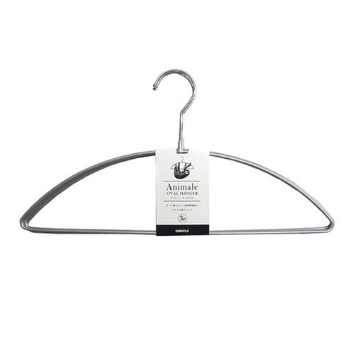 すべらないハンガー アニマーレ オーバル シルバー
