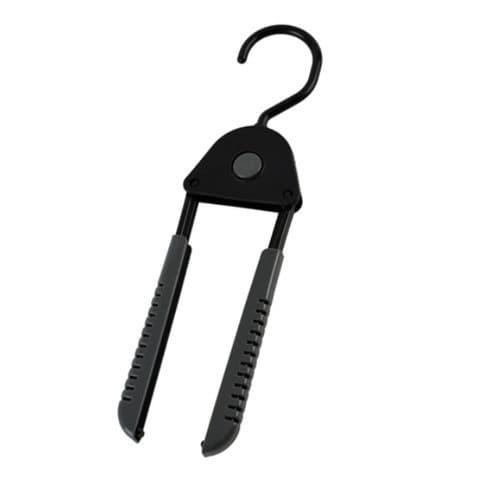 洗濯ハンガー ワンプッシュハンガー ブラック