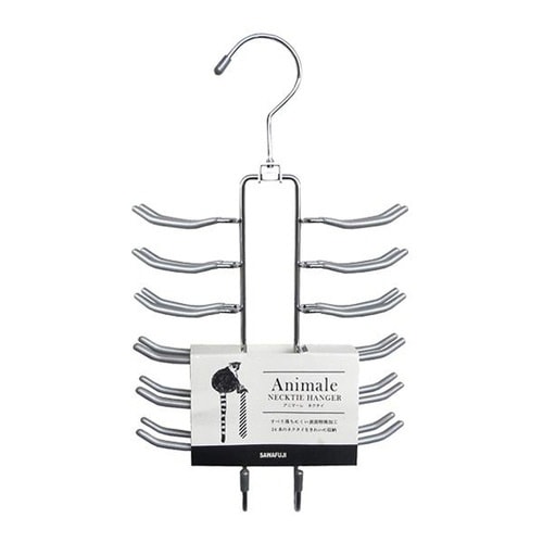 すべらないハンガー アニマーレ ネクタイ シルバー