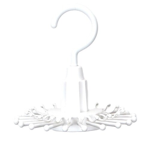 ハンガー ネクタイストッパー20 スノーホワイト