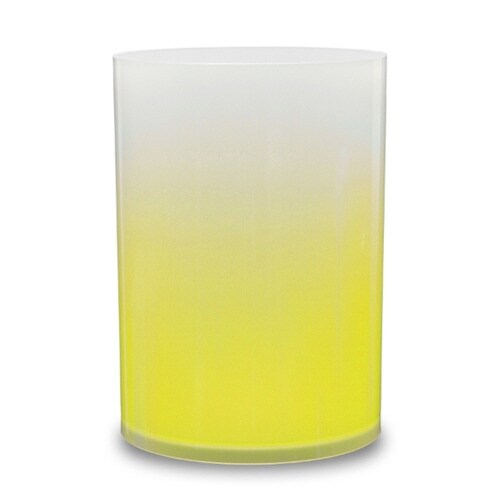 ゴミ箱 3.4L クリアボックスカクテル イエロー