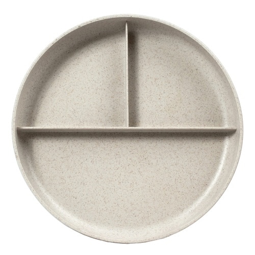 ランチプレート 18.5cm キッズ グレージュ