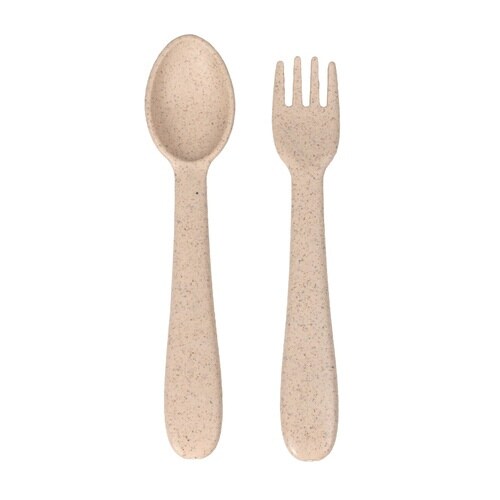 スプーン&フォーク 14cm キッズ ベージュ
