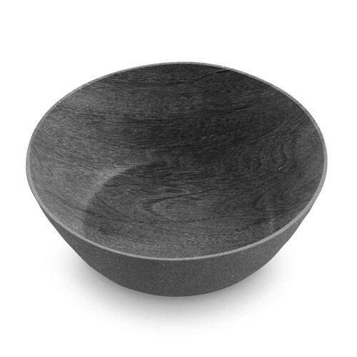 ボウル 19cm 木目調 ブラック ブラック