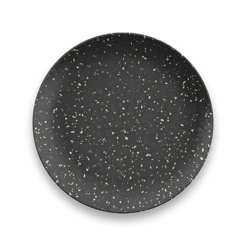 プレート 22cm オリオン テラゾ ブラック