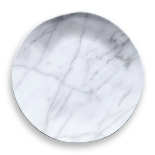 プレート 22cm 大理石風 プラスチック