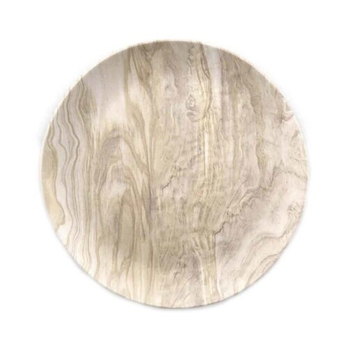 プレート 22cm 木目調 デザートウッド