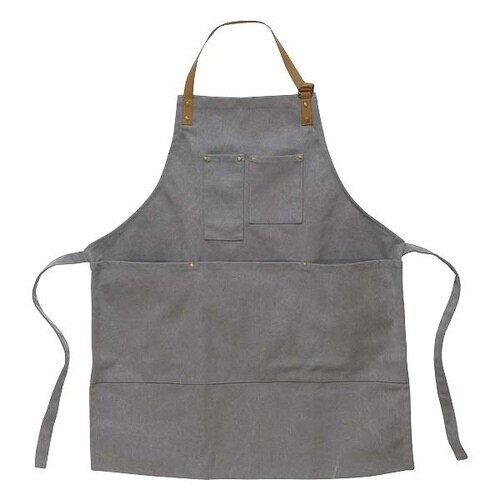 アウトドア エプロン 80cm ワーク グレー