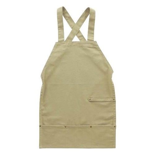 アウトドア エプロン バッククロス グレージュ