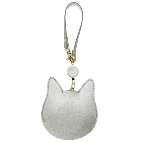 ルーペ チャームルーペ ネコ 携帯用 シルバー