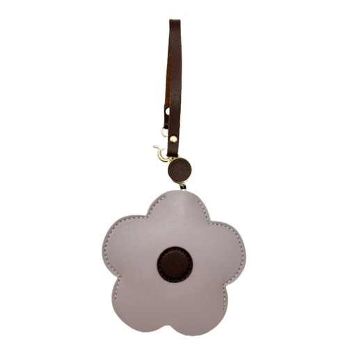 ルーペ チャームルーペ フラワー 携帯用 グレー