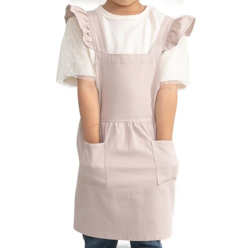 エプロン 無地 Lincラップエプロン ピンク