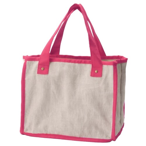 エコバッグ よそいきリネン coleco ピンク