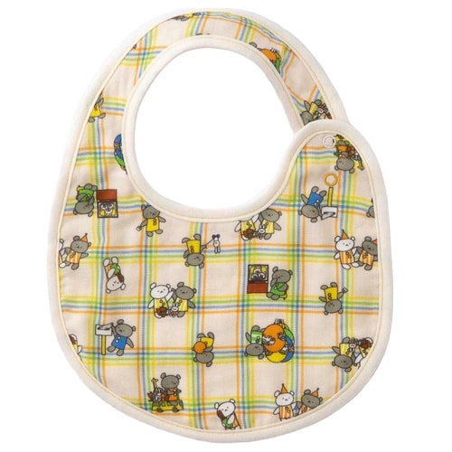 スタイ こぐまちゃんえほん 綿100% チェック