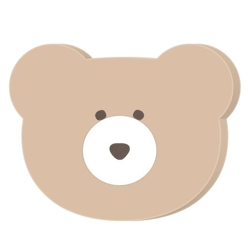 コースター 12cm モコモカ ミルクティー