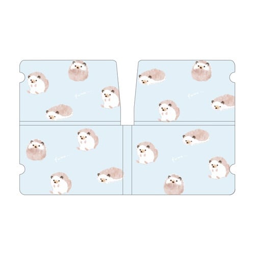 マスクケース 抗菌 ハリネズミ