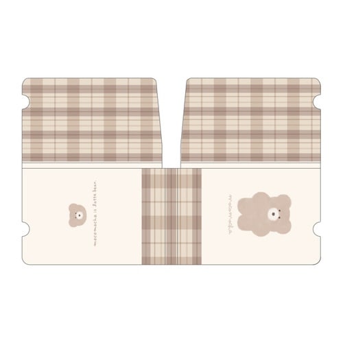 マスクケース 抗菌 ミルクティー