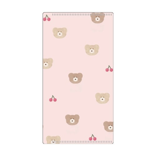 マスクケース ミラー付き 抗菌 モカ×ミルクティー