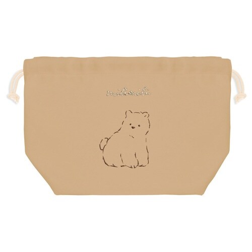 巾着 ミリミリ ランチ巾着 クマ